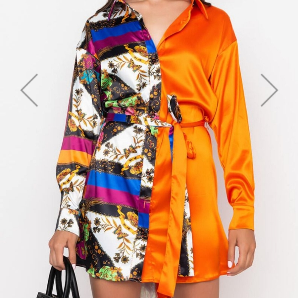 ALL OR NOTHING BUTTON UP DRESS